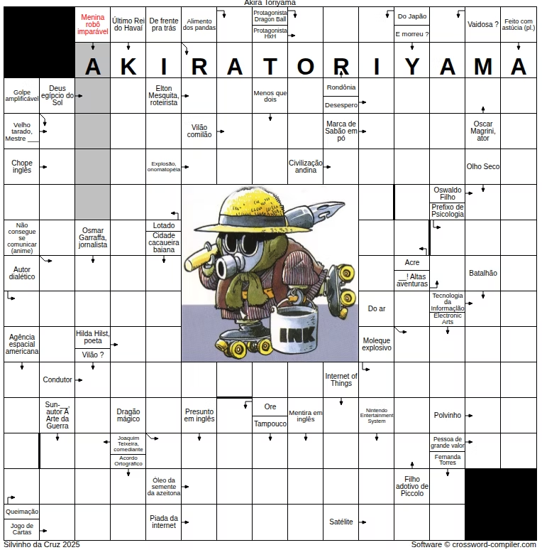 Cruzadinha sobre Akira Toriyama