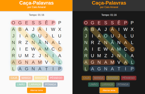 Caça-Palavras, por Caio Amaral